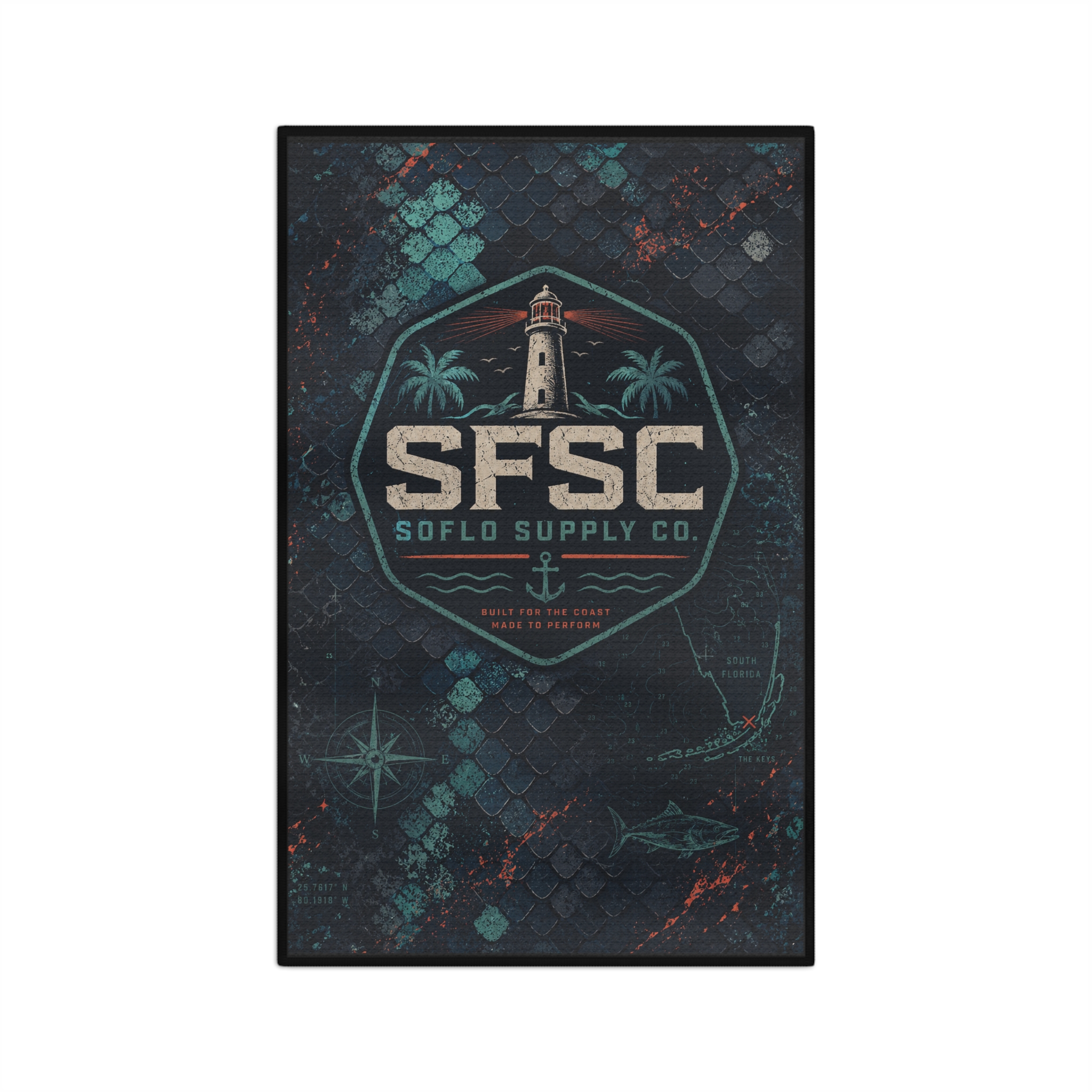 Custom microfiber and golf towel mockup